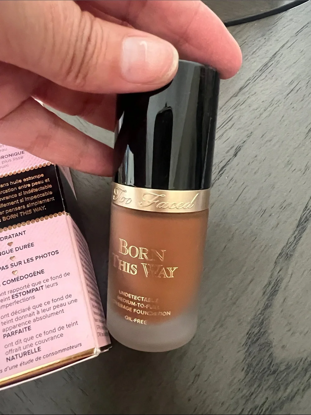 Too Faced Born This Way Foundation - Warm Medium Deep Brown (Hazelnut)